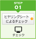 ヒアリングシートによるチェック